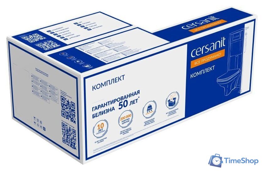 Унитаз подвесной Cersanit Carina New Clean On с инстал. Link Pro (с кнопкой Twins 63534 черный/золото) - Изображение №17 — Интернет-магазин Time-Shop