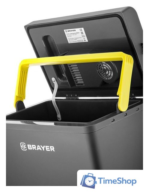 Термоэлектрический автохолодильник Brayer BR6331 20л (черный) - Изображение №10 — Интернет-магазин Time-Shop