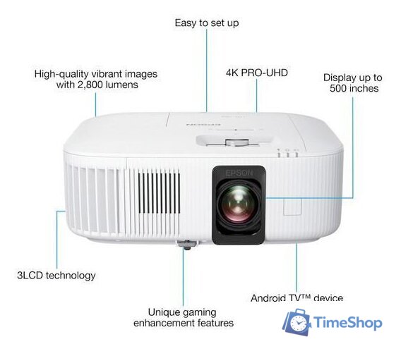 Проектор Epson EH-TW6250 - Изображение №8 — Интернет-магазин Time-Shop