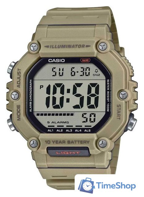 Наручные часы Casio AE-1600H-5A - Изображение №1 — Интернет-магазин Time-Shop