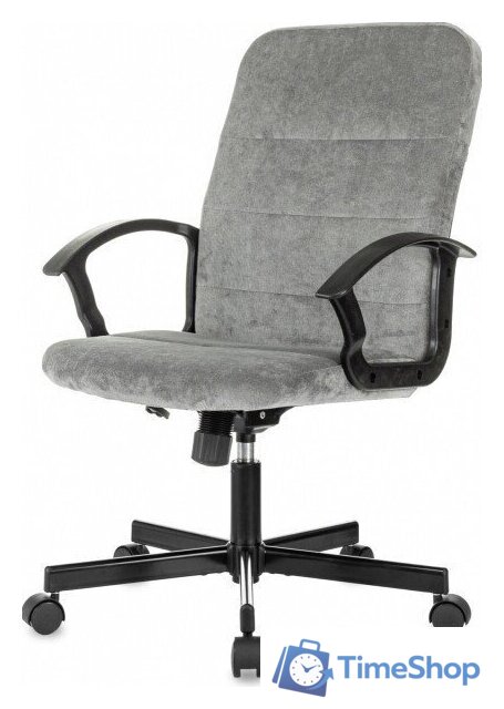 Офисное кресло Бюрократ Triest (серый Fabric Light-19) - Изображение №3 — Интернет-магазин Time-Shop