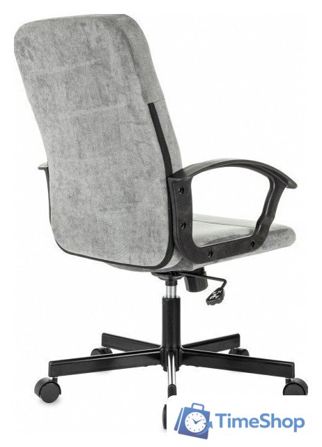 Офисное кресло Бюрократ Triest (серый Fabric Light-19) - Изображение №5 — Интернет-магазин Time-Shop