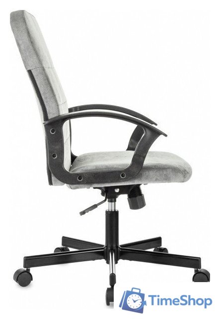 Офисное кресло Бюрократ Triest (серый Fabric Light-19) - Изображение №4 — Интернет-магазин Time-Shop