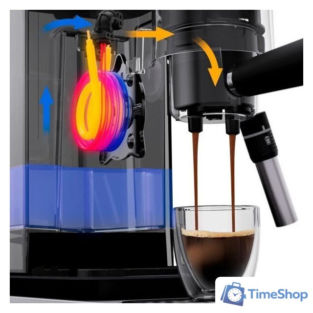 Рожковая кофеварка WMF 0412370011 - Изображение №9 — Интернет-магазин Time-Shop