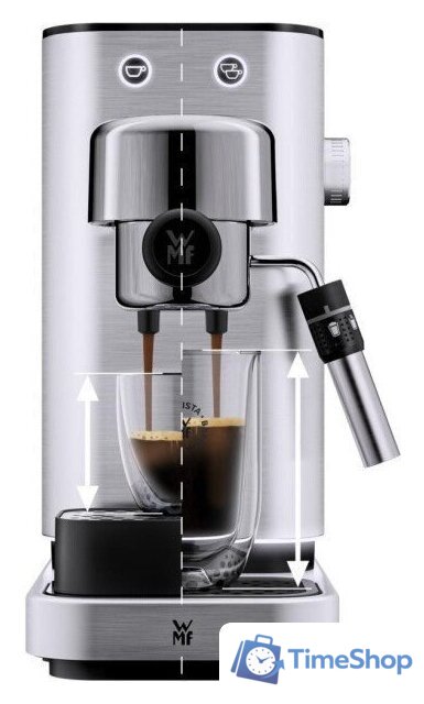 Рожковая кофеварка WMF 0412370011 - Изображение №2 — Интернет-магазин Time-Shop