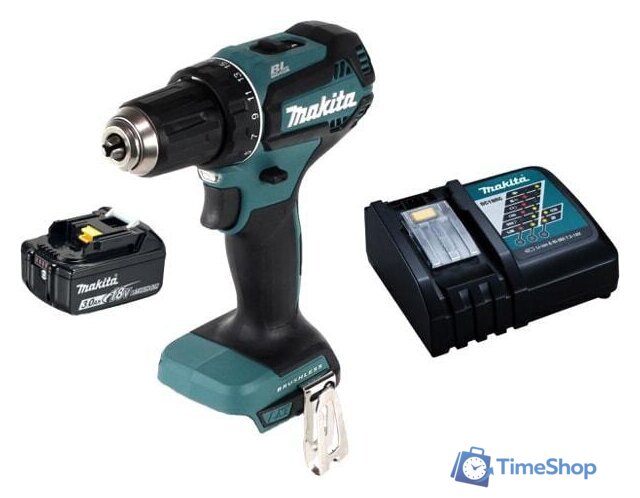 Дрель-шуруповерт Makita DDF485RF (с 1-м АКБ, кейс) - Изображение №1 — Интернет-магазин Time-Shop