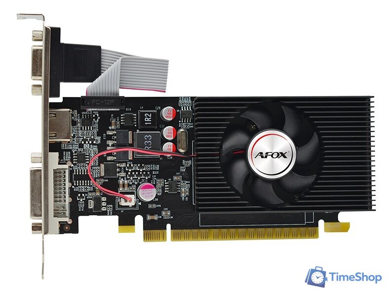 Видеокарта AFOX GeForce GT 730 1GB GDDR3 AF730-1024D3L3-V3 - Изображение №1 — Интернет-магазин Time-Shop
