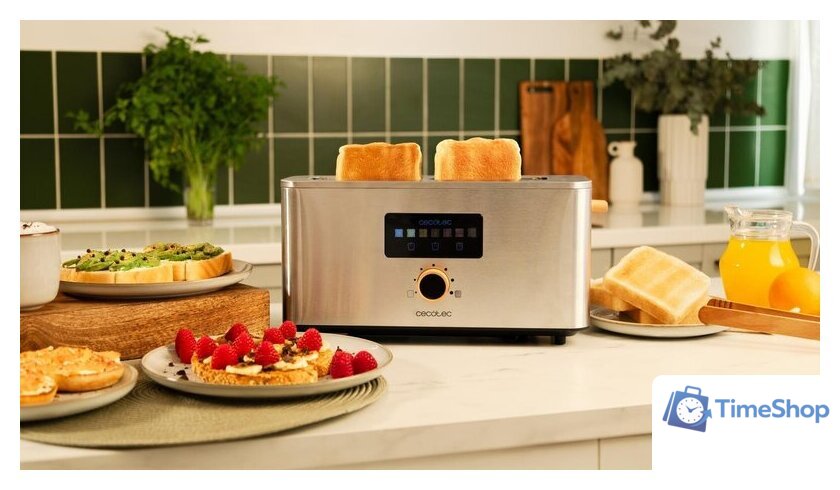 Тостер Cecotec Touch&Toast Extra 04845 - Изображение №8 — Интернет-магазин Time-Shop