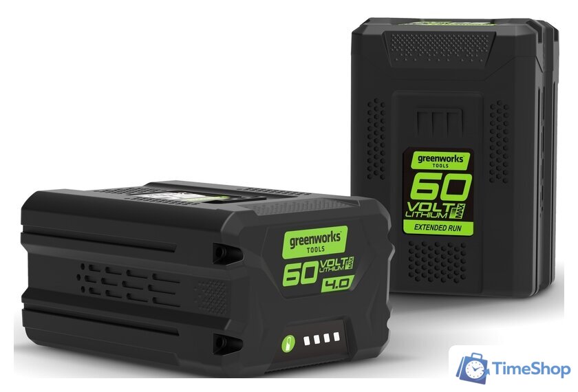 Аккумулятор Greenworks G60B4 (60В/4 Ah) - Изображение №2 — Интернет-магазин Time-Shop