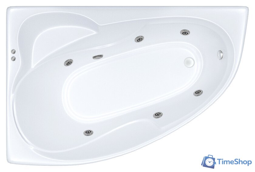 Ванна Triton Изабель 170x100 R Базовая Flat (с гидромассажем) - Изображение №1 — Интернет-магазин Time-Shop