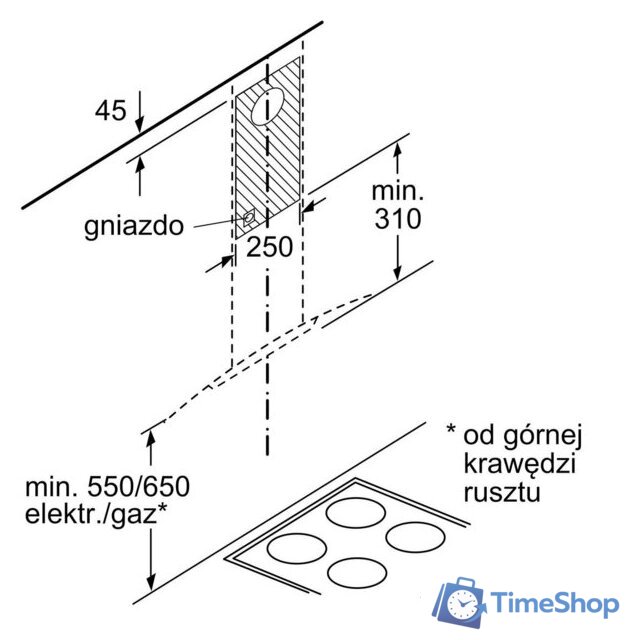 Кухонная вытяжка Bosch Serie 4 DWA66DM50 - Изображение №8 — Интернет-магазин Time-Shop
