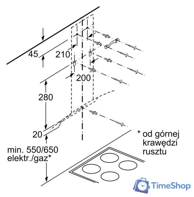 Кухонная вытяжка Bosch Serie 4 DWA66DM50 - Изображение №7 — Интернет-магазин Time-Shop