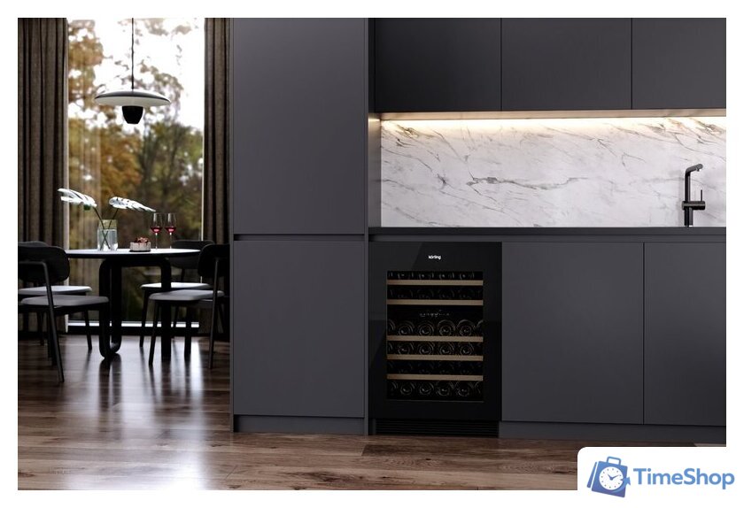 Винный шкаф Korting KFW 803 DB GN - Изображение №12 — Интернет-магазин Time-Shop