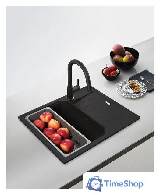Кухонная мойка Franke Urban UBG 611-62 114.0697.753 (черный матовый) - Изображение №2 — Интернет-магазин Time-Shop