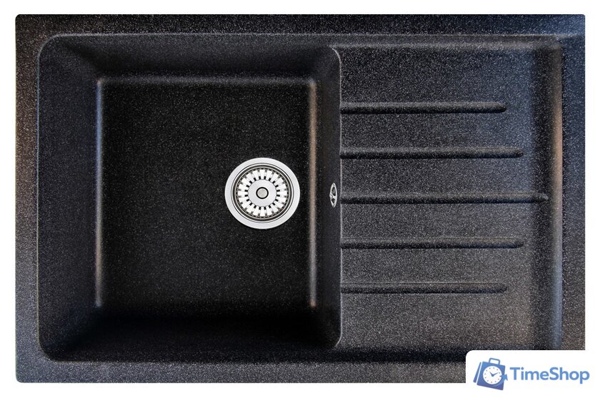Кухонная мойка Berge BR-7602 (черный матовый) - Изображение №1 — Интернет-магазин Time-Shop