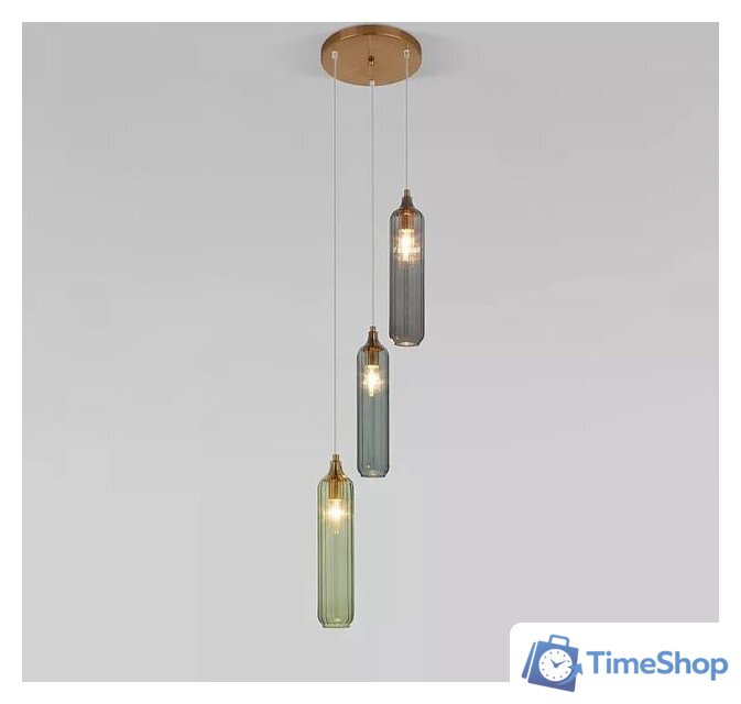 Подвесная люстра Евросвет Siesta 50252/3 латунь - Изображение №1 — Интернет-магазин Time-Shop