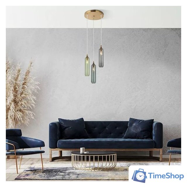 Подвесная люстра Евросвет Siesta 50252/3 латунь - Изображение №2 — Интернет-магазин Time-Shop