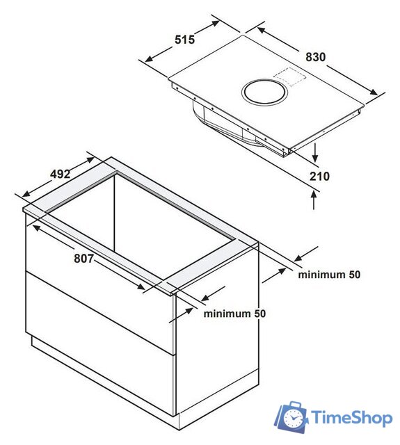 Варочная панель Elica NikolaTesla Switch WH/A/83 - Изображение №6 — Интернет-магазин Time-Shop