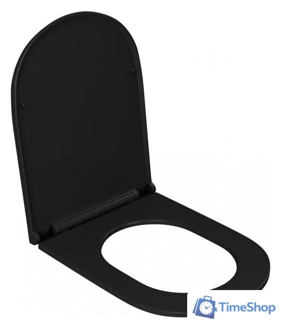 Унитаз подвесной D&K Venice DT1026025 (черный, сиденье микролифт) - Изображение №6 — Интернет-магазин Time-Shop