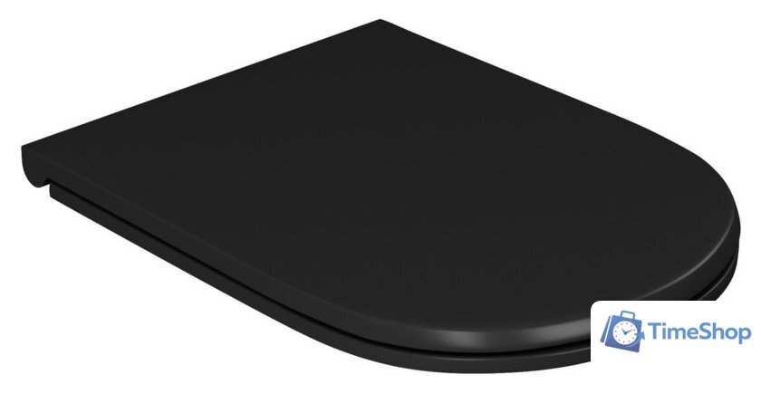 Унитаз подвесной D&K Venice DT1026025 (черный, сиденье микролифт) - Изображение №5 — Интернет-магазин Time-Shop