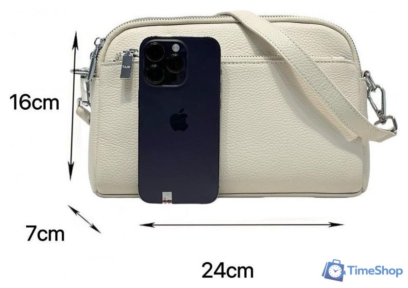 Женская сумка Mironpan 8529 (молочный) - Изображение №5 — Интернет-магазин Time-Shop