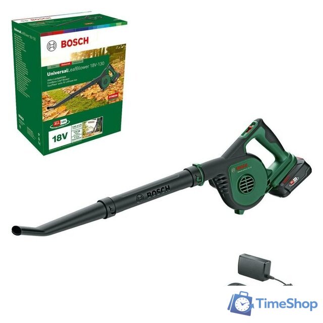 Ручная воздуходувка Bosch UniversalLeafBlower 18V-130 06008A0600 (с 1-им АКБ) - Изображение №1 — Интернет-магазин Time-Shop