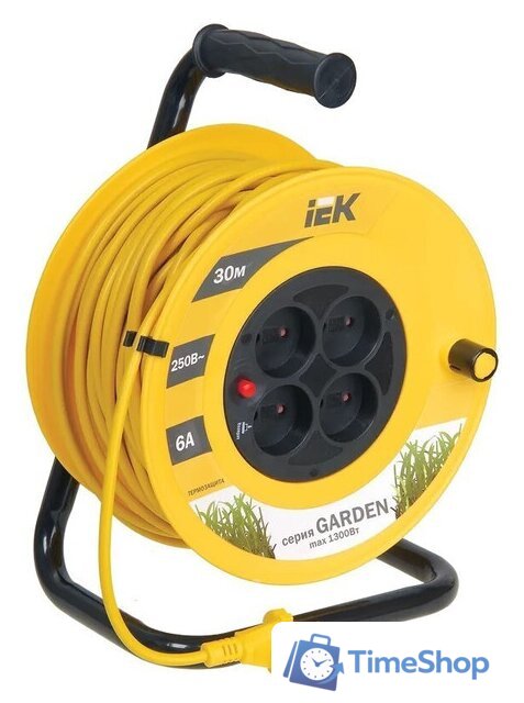 Удлинитель на катушке IEK WKP23-06-04-30 - Изображение №1 — Интернет-магазин Time-Shop