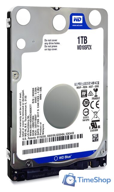 Жесткий диск WD Blue 1TB [WD10SPZX] - Изображение №2 — Интернет-магазин Time-Shop