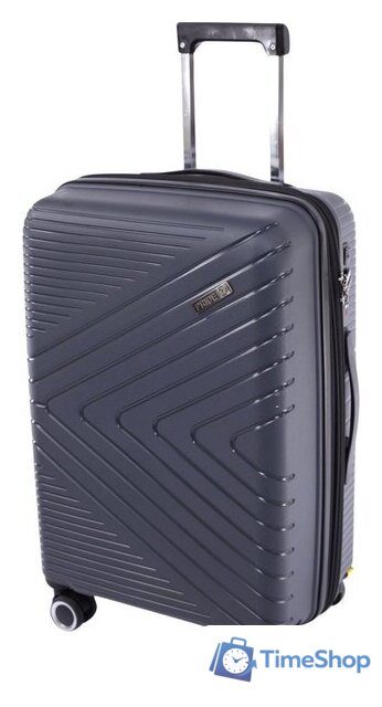 Чемодан-спиннер Pride РР-202 (M, серый) - Изображение №2 — Интернет-магазин Time-Shop