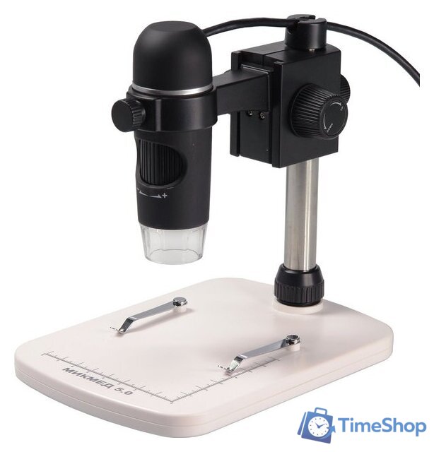 Микроскоп Микмед 5.0 Цифровой со штативом 22240 - Изображение №2 — Интернет-магазин Time-Shop