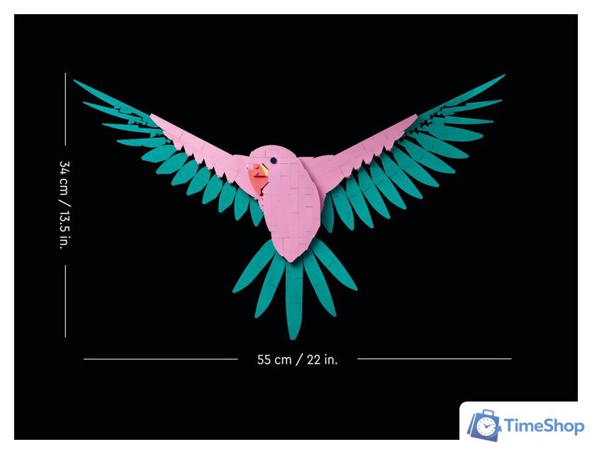 Конструктор LEGO Art 31211 Коллекция фауны - Попугаи Ара - Изображение №8 — Интернет-магазин Time-Shop