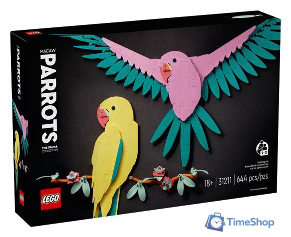 Конструктор LEGO Art 31211 Коллекция фауны - Попугаи Ара - Изображение №1 — Интернет-магазин Time-Shop