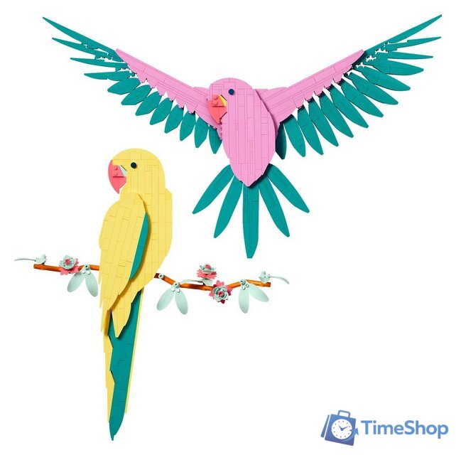 Конструктор LEGO Art 31211 Коллекция фауны - Попугаи Ара - Изображение №4 — Интернет-магазин Time-Shop