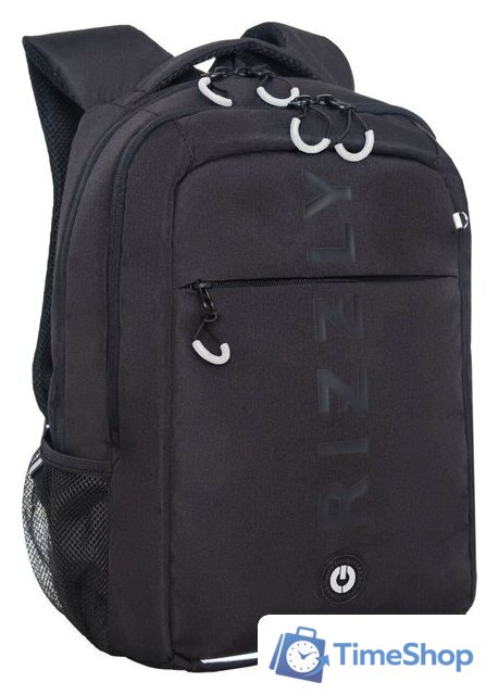 Школьный рюкзак Grizzly RB-556-4 (черный/белый) - Изображение №1 — Интернет-магазин Time-Shop