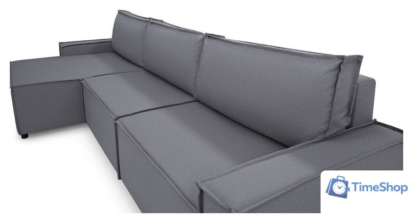 Угловой диван Mio Tesoro Дюссельдорф 293 1.5ек-1.5ек-1.5пф (1173 Savanna Plus Grafit) - Изображение №4 — Интернет-магазин Time-Shop