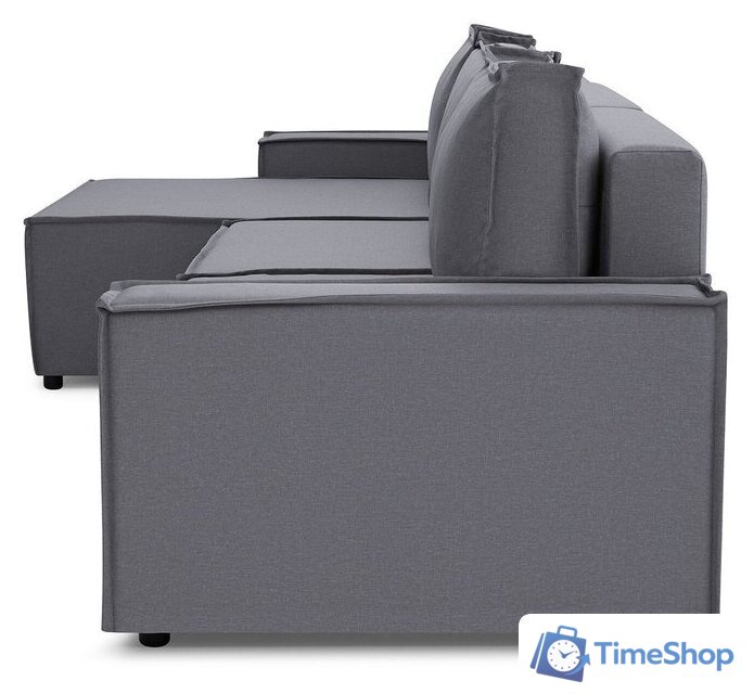 Угловой диван Mio Tesoro Дюссельдорф 293 1.5ек-1.5ек-1.5пф (1173 Savanna Plus Grafit) - Изображение №3 — Интернет-магазин Time-Shop