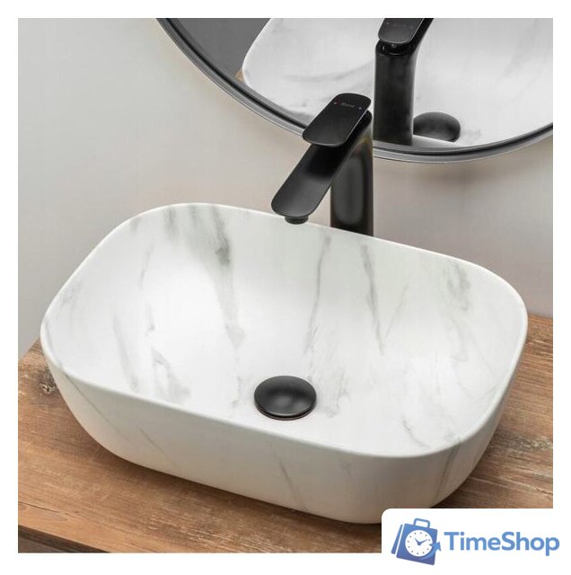 Умывальник Rea Belinda (серый мрамор) - Изображение №3 — Интернет-магазин Time-Shop