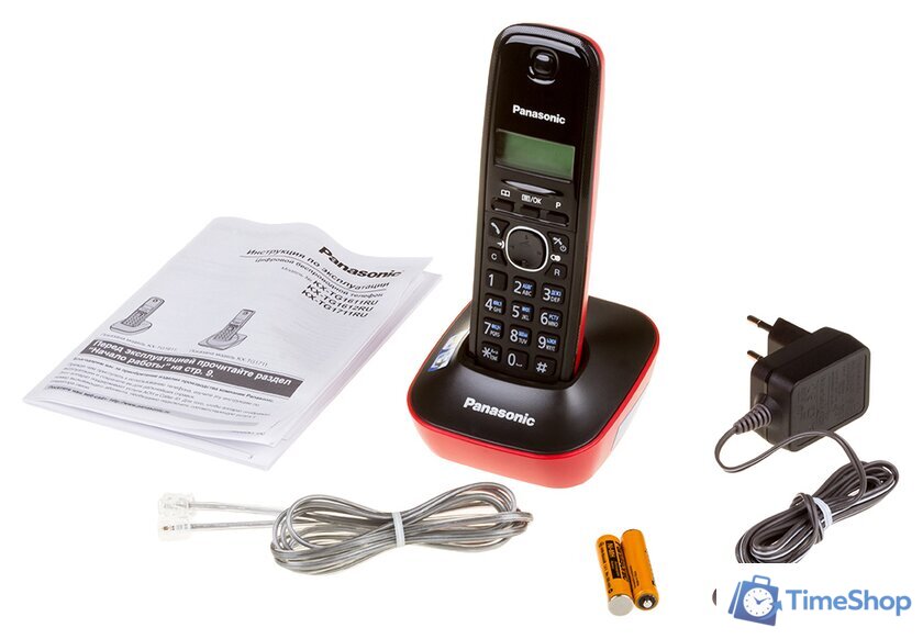 Радиотелефон Panasonic KX-TG1611RUR - Изображение №9 — Интернет-магазин Time-Shop