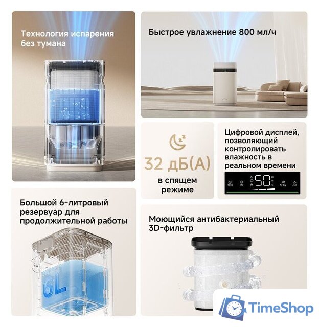 Увлажнитель воздуха Dreame H40 Essential - Изображение №7 — Интернет-магазин Time-Shop