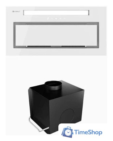 Кухонная вытяжка Globalo Silentio 60.2 White + Turbina TW 1.2 - Изображение №2 — Интернет-магазин Time-Shop