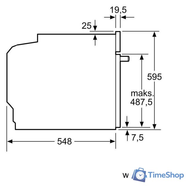 Электрический духовой шкаф Bosch Serie 2 HBG571EB4 - Изображение №7 — Интернет-магазин Time-Shop