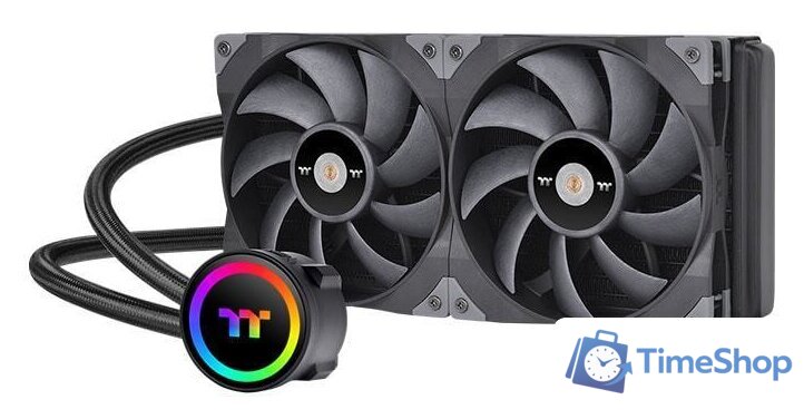 Система жидкостного охлаждения для процессора Thermaltake Toughliquid 280 ARGB Sync CL-W320-PL14BL-A - Изображение №1 — Интернет-магазин Time-Shop