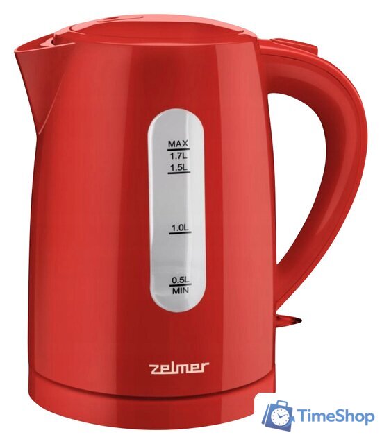 Электрический чайник Zelmer ZCK7616R - Изображение №1 — Интернет-магазин Time-Shop