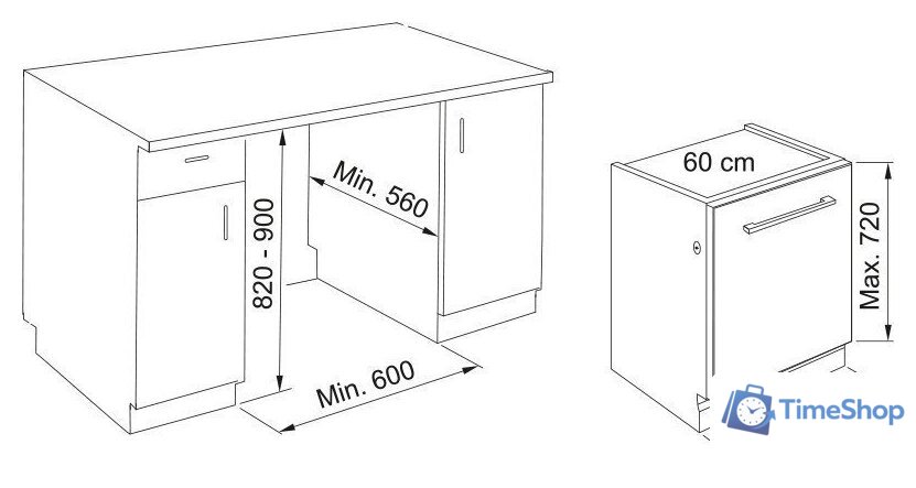 Встраиваемая посудомоечная машина Franke FDW 613 E5P E - Изображение №2 — Интернет-магазин Time-Shop