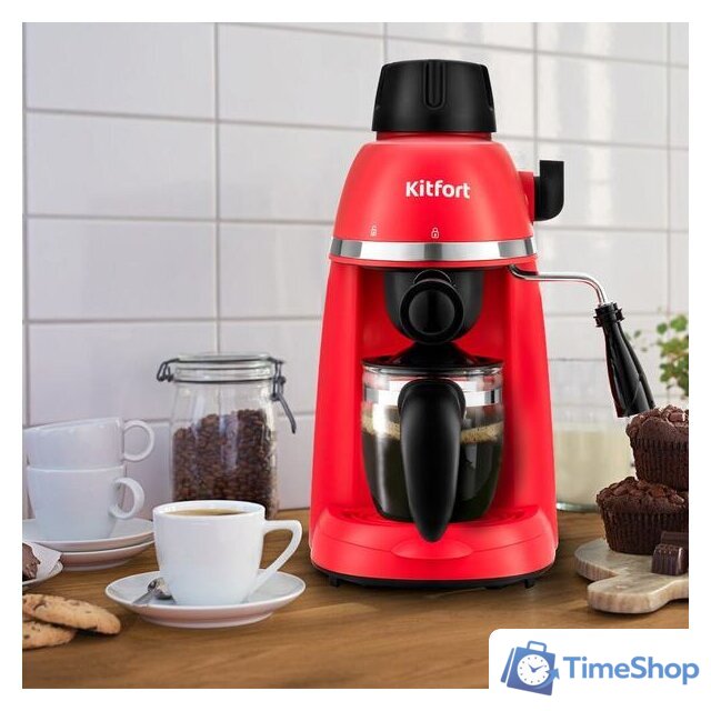 Рожковая кофеварка Kitfort KT-760-1 - Изображение №9 — Интернет-магазин Time-Shop