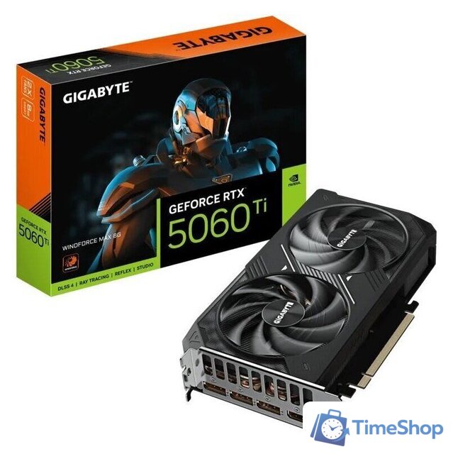 Видеокарта Gigabyte GeForce RTX 5060 Ti Windforce Max 8G GV-N506TWF2MAX-8GD - Изображение №10 — Интернет-магазин Time-Shop