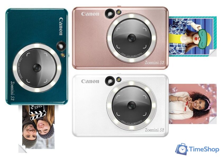 Фотоаппарат Canon Zoemini S2 (жемчужный белый) - Изображение №6 — Интернет-магазин Time-Shop