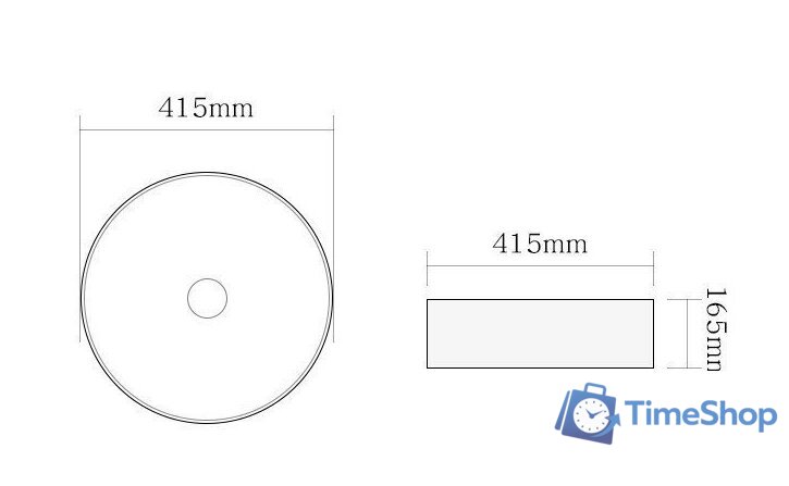 Умывальник SantiLine SL-1069MB - Изображение №2 — Интернет-магазин Time-Shop