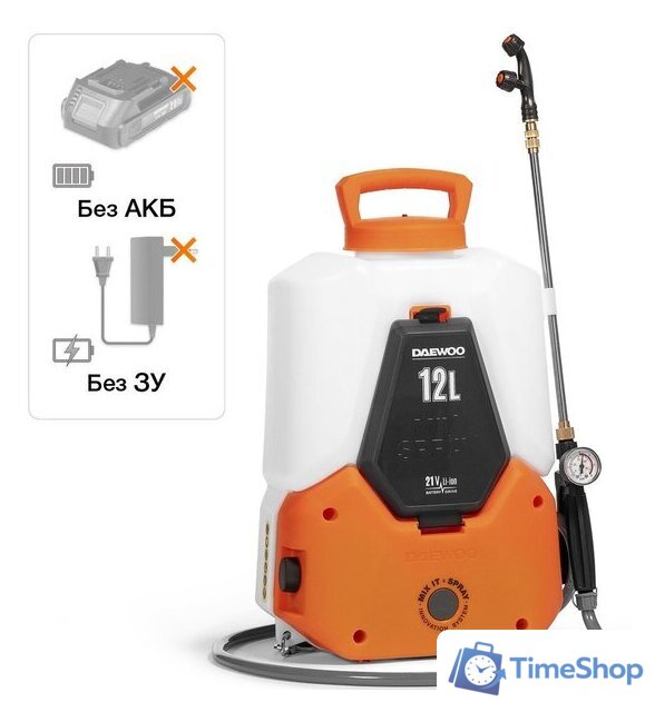 Аккумуляторный опрыскиватель Daewoo Power DSA 1221Li (без АКБ) - Изображение №1 — Интернет-магазин Time-Shop