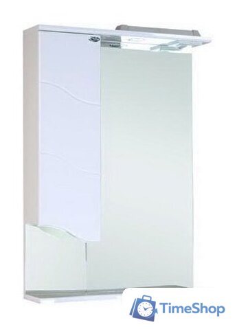  Onika Шкаф с зеркалом Лайн 58.01 L [205819] - Изображение №1 — Интернет-магазин Time-Shop